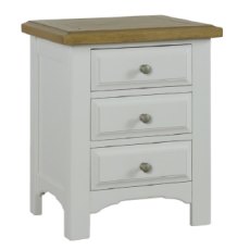 Eden 3 Drawer Bedside Eden 3 Drawer Bedside