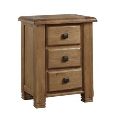 Vermont 3 Drawer Bedside Vermont 3 Drawer Bedside