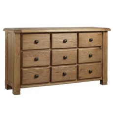 Vermont 9 Drawer Wide Chest Vermont 9 Drawer Wide Chest