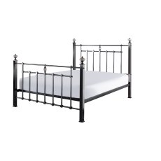 Oxford Cast Zinc Bed Frame in Black Nickel Finish Oxford Cast Zinc Bed Frame in Black Nickel Finish