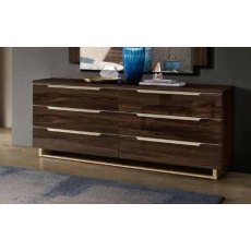 Camel Group Smart Walnut Double Dresser Camel Group Smart Walnut Double Dresser