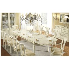 Camel Group Siena Ivory Rectangular Dining table with 2 Extensions Camel Group Siena Ivory Rectangular Dining table with 2 Extensions