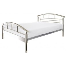 Jupiter Shiny Nickel Bed Frame Jupiter Shiny Nickel Bed Frame