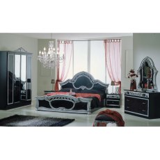 Dima Mobili Sara Black and Silver Bedroom Dima Mobili Sara Black and Silver Bedroom