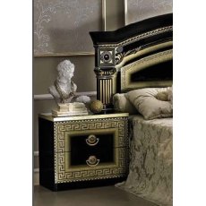 Camel Group Aida Black and Gold Bedside Table Camel Group Aida Black and Gold Bedside Table