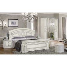 Camel Group Aida White and Silver Double Dresser