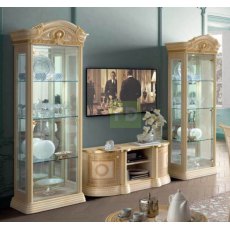 Camel Group Aida Ivory and Gold 1 Door Cabinet With 1 LED Light Camel Group Aida Ivory and Gold 1 Door Cabinet With 1 LED Light