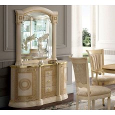 Camel Group Aida Ivory and Gold 2 Door Buffet With Drawers Camel Group Aida Ivory and Gold 2 Door Buffet With Drawers