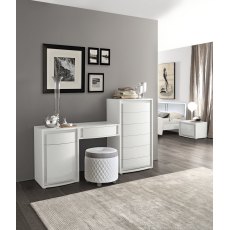 Camel Group Dama Bianca White High Gloss Dressing Table Camel Group Dama Bianca White High Gloss Dressing Table