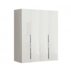Camel Group Dama Bianca White High Gloss 4 Door Wardrobe Camel Group Dama Bianca White High Gloss 4 Door Wardrobe