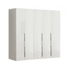 Camel Group Dama Bianca White High Gloss 5 Door Wardrobe Camel Group Dama Bianca White High Gloss 5 Door Wardrobe