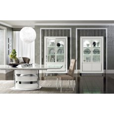 Camel Group Dama Bianca White High Gloss Extending Dining Table Only Camel Group Dama Bianca White High Gloss Extending Dining Table Only