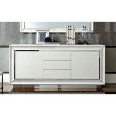 Camel Group Dama Bianca White High Gloss 3 Door Buffet Camel Group Dama Bianca White High Gloss 3 Door Buffet