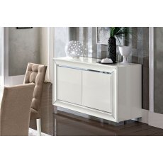 Camel Group Dama Bianca White High Gloss 2 Door Buffet Camel Group Dama Bianca White High Gloss 2 Door Buffet