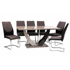 Atlantis Marble Effect Dining Table Atlantis Marble Effect Dining Table