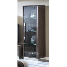 Camel Group Platinum Silver Birch Slim 1 Door Display Cabinet Camel Group Platinum Silver Birch Slim 1 Door Display Cabinet