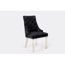 Majestic Black Velvet Dining Chair Majestic Black Velvet Dining Chair