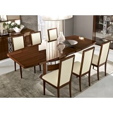 Camel Group Roma Walnut High Gloss Extending Dining Table Camel Group Roma Walnut High Gloss Extending Dining Table