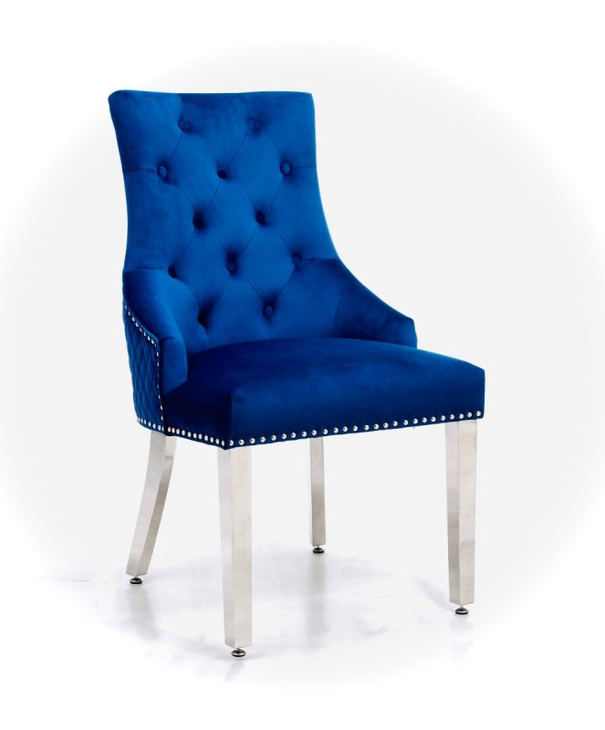 Dream Home Furnishings Majestic Navy Dining Chair