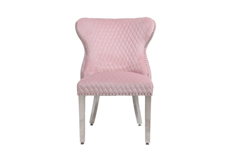 Dream Home Furnishings Valentino Pink Dining Velvet Chair