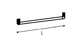 Camel Group Camel Treviso Night Extra Hanging Rail 1/D Column