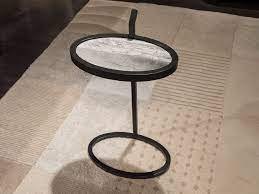 Stone International Italy Stone International Billy Oval Accent Table - Dark Grey Frame Base