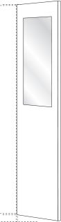 Wiemann German Furniture White  Door Bay for Wardrobe W 250cm H 236cm