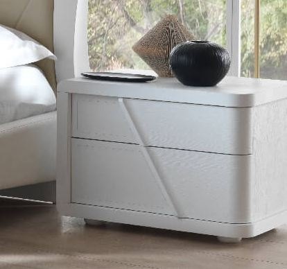 Euro Design Euro Design Orizzonte Bianco Bedside Cabinet