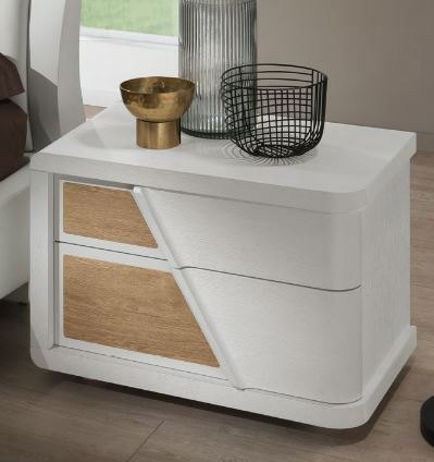 Euro Design Euro Design Orizzonte Warm Elm Bedside Cabinet
