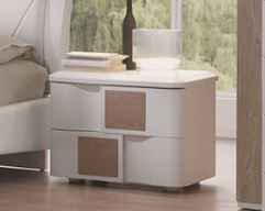 Euro Design Euro Design Levante Warm Elm Bedside Cabinet