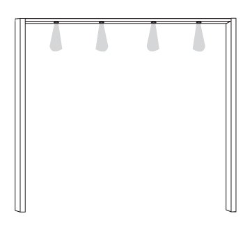 Wiemann German Furniture Passe-Partout Frame with 8 LED Lighting for Wardrobe Width 400cm

W 406.4cm x H 216cm x D 12.5cm