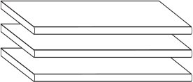 Wiemann German Furniture 3 Adjustable Shelves for compartment width 47.5 cm
W 47.5cm x H 2.2cm x D 51.5cm