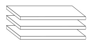 Wiemann German Furniture 3 Adjustable Shelves for compartment width 47.5 cm with normal depth 51.5 cm
W 47.5cm x H 2.2cm x D