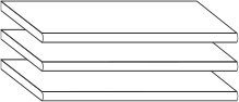 Wiemann German Furniture 3 Adjustable Shelves for compartment width 72.2 cm
W 72.2cm x H 2.2cm x D 51.5cm