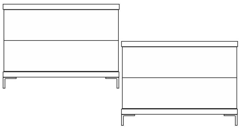 3 Door Sliding Wardrobe with Pebble Grey Glass, all doors with 2 Panels