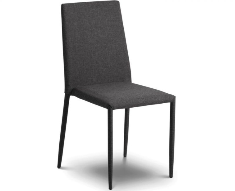 Julian Bowen Julian Bowen Jazz Fabric Chair Slate Grey