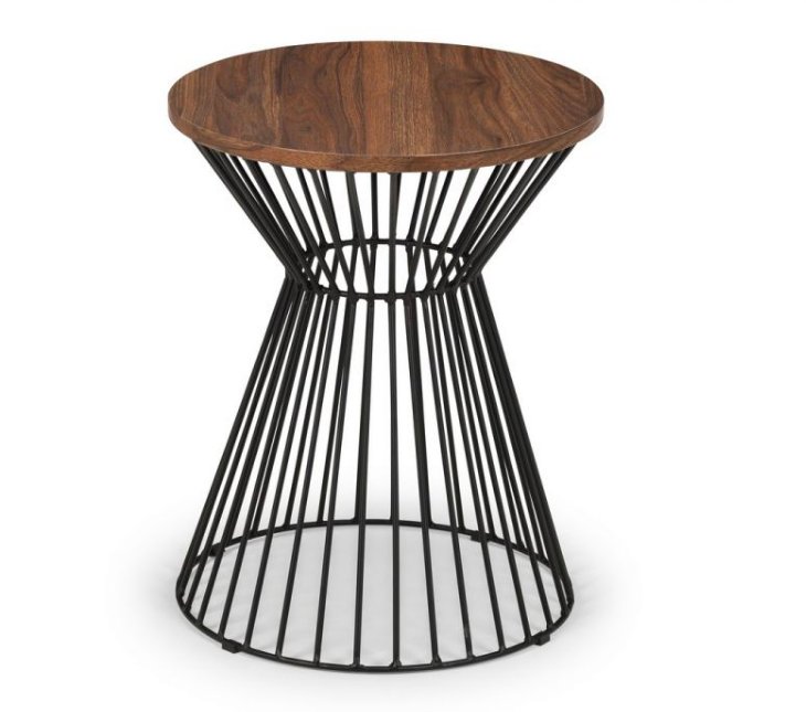 Julian Bowen Julian Bowen Jersey Round Wire Lamp Table