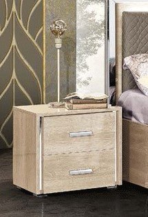 MCS SRL Italy MCS Dover Cream Bedside Table