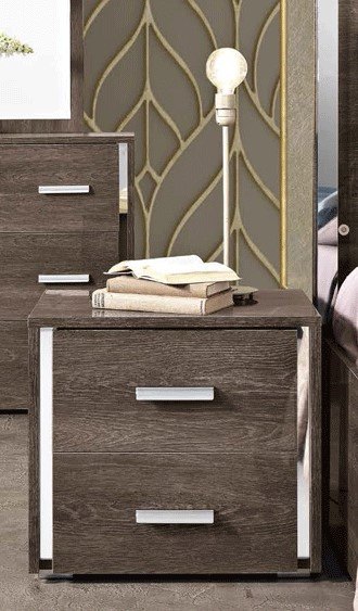 MCS SRL Italy MCS Dover Brown Bedside Table