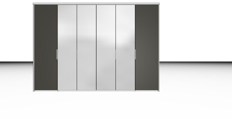 Nolte German Furniture Nolte Mobel - Concept me 200 8532080 - Folding Door Panorama Wardrobe with 6 Doors