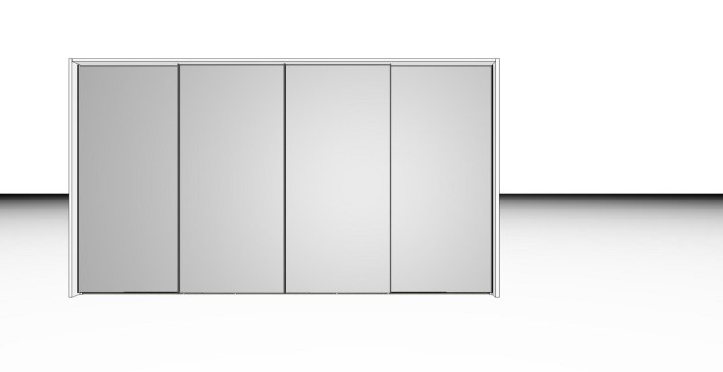 Nolte German Furniture Nolte Mobel - Concept me 300 3540116 - Sliding Door Panorama Wardrobe with 2 doors