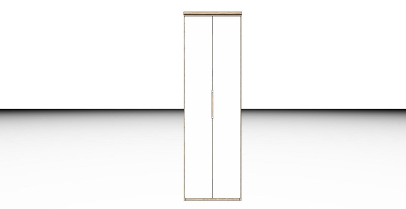 Nolte German Furniture HORIZONT 100 - 8806410 Folding Door Planning Wardrobe with 2 Doors