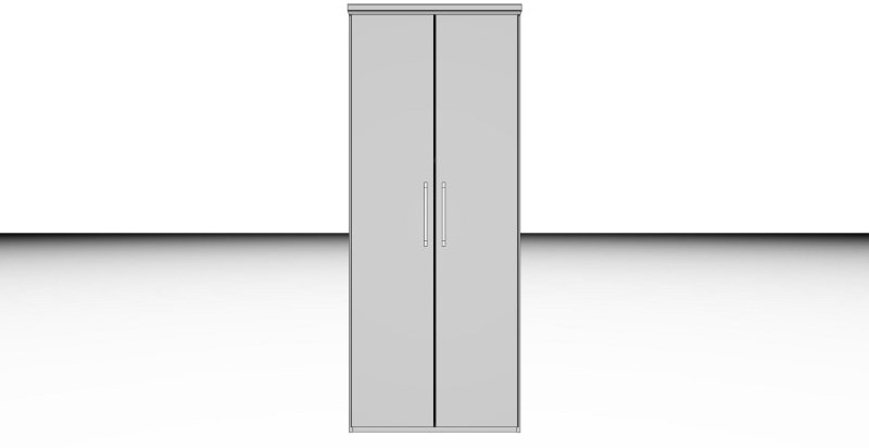 Nolte German Furniture HORIZONT 110 - 7808420 Hinged Door Planning Wardrobe With 2 Door