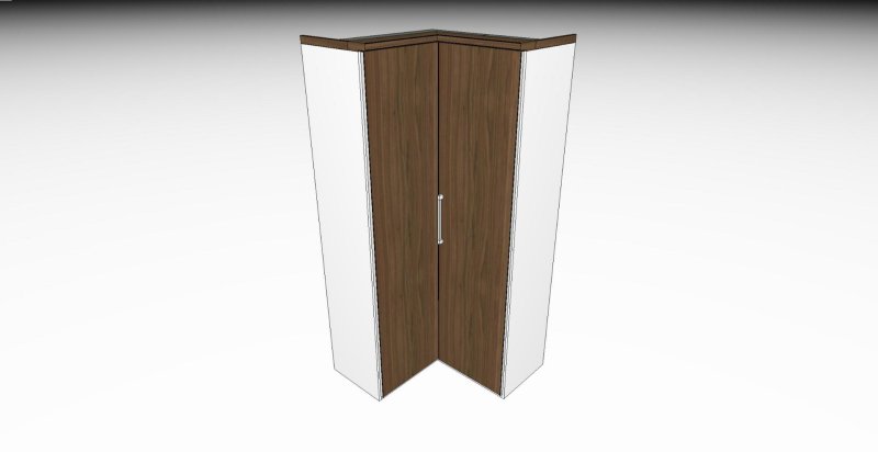 Nolte German Furniture HORIZONT 110 - 7791420 Corner wardrobe with 2 door