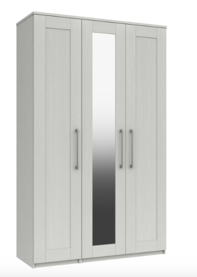 Premium British Collection Premium British Collection Andantino Tall 3 Door Robe with Mirror