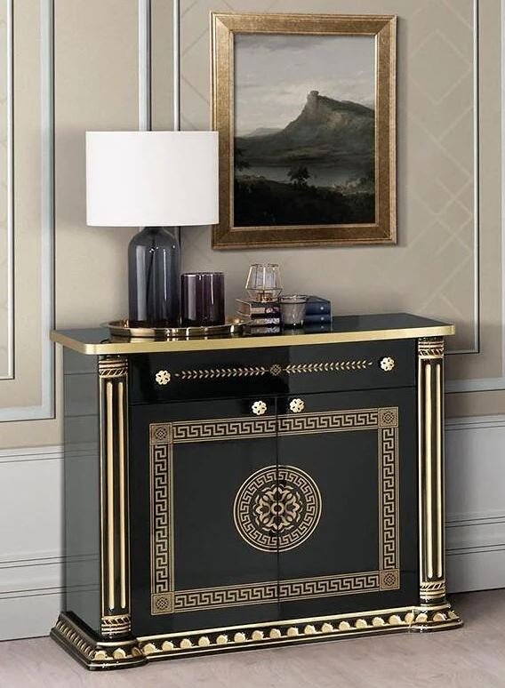 Accadueo H2O H2O Design Aurora Black-Gold Sideboard