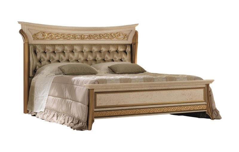 Arredoclassic Arredoclassic Melodia Bed With Upholstered Headboard