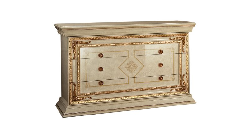 Arredoclassic Arredoclassic Leonardo 3 Drawer Dresser