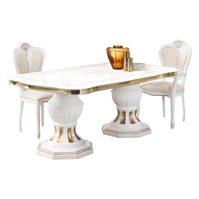 Ben Company Ben Company Betty White Gold Extendable Table
