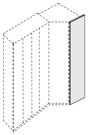 3 Door Sliding Wardrobe with Crystal Mirror